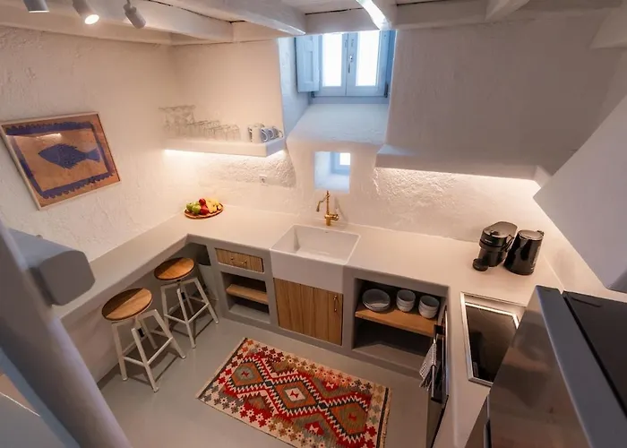 Villa Historic Stone House With Garden - Mykonos Village Ano Mera