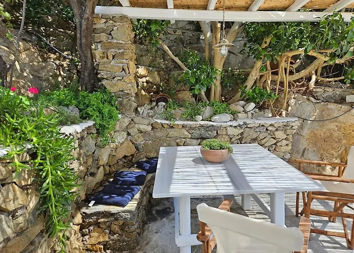 Villa Historic Stone House With Garden - Mykonos Village Áno Merá