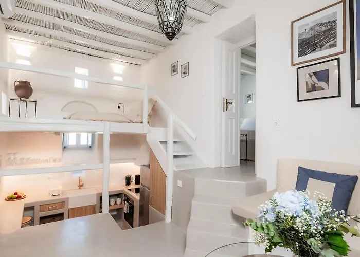 Villa Historic Stone House With Garden - Mykonos Village Ano Mera