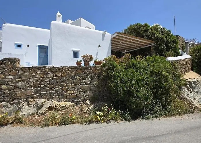 Historic Stone House With Garden - Mykonos Village Villa Áno Merá